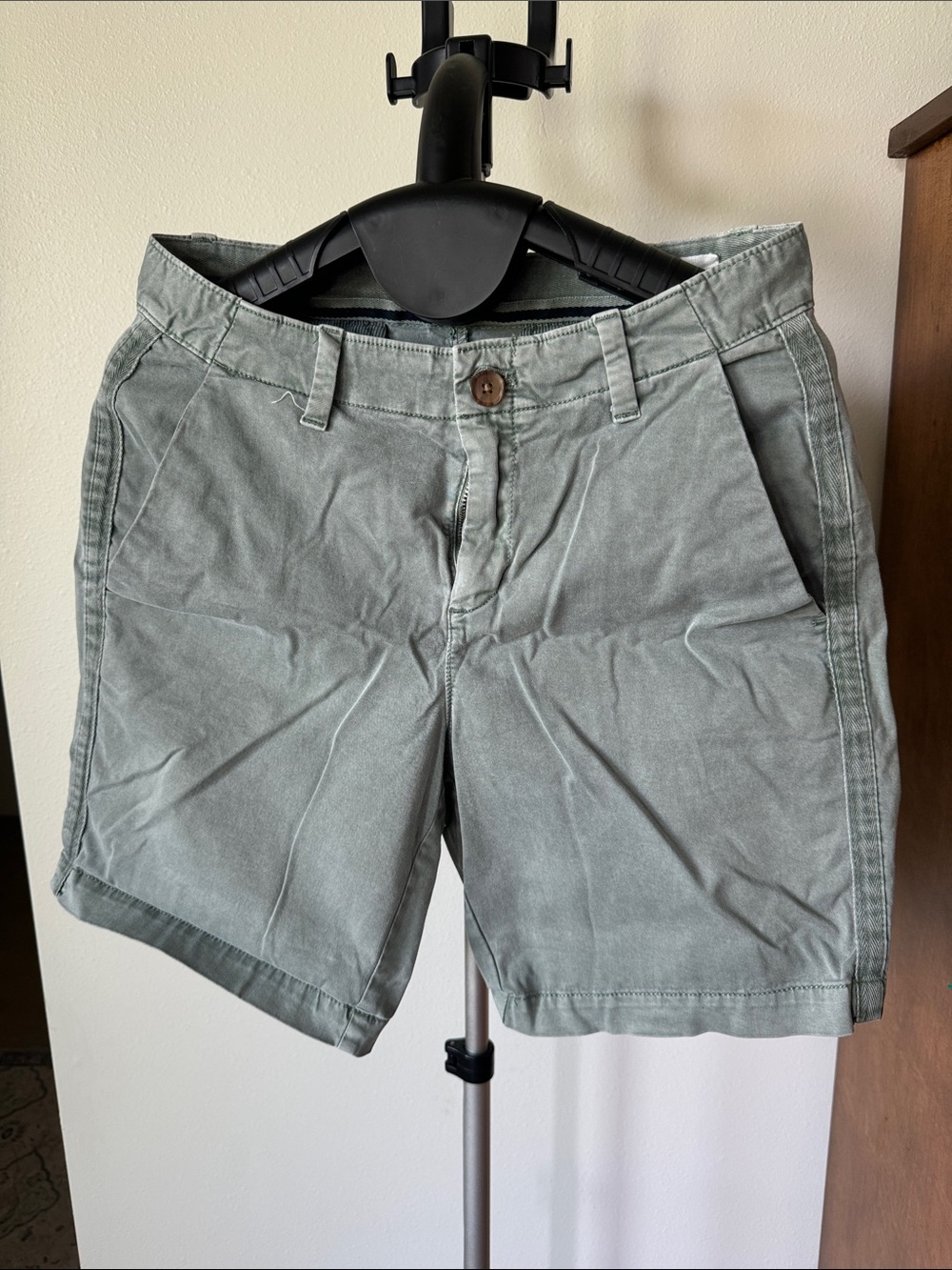 GAP Women's Sage Green Flat Front Shorts